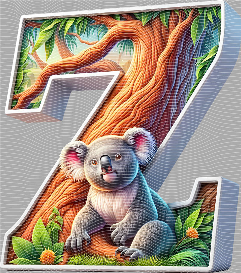 Letters A to Z and Number-AZ 103